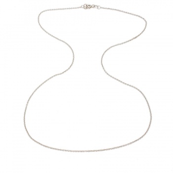 9ct white gold 18 inch trace Chain